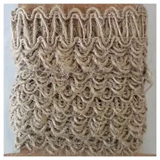 Fita Decorativa de Juta com Detalhes em Zig Zag - 3 metros - ArtLille