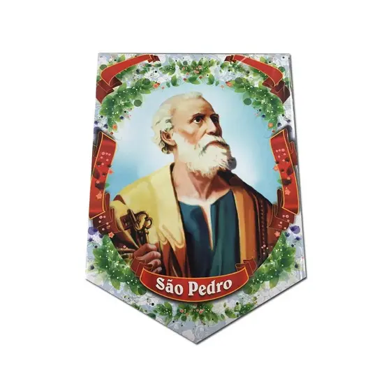 Banner São Pedro Festa Junina - 1un - Festa Maluca - Rizzo Distribuidora