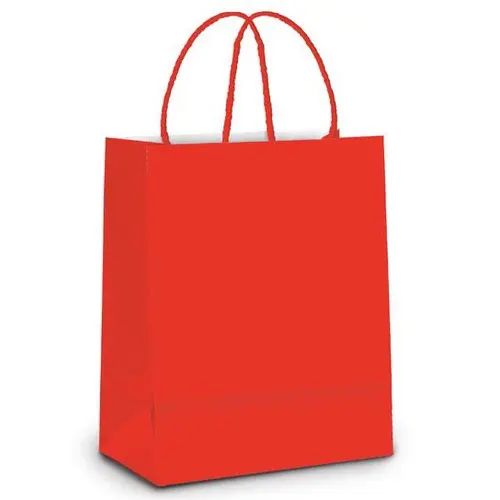 Sacola de Papel GG Vermelho - 39x32x16cm - 10 unidades - Cromus - Rizzo