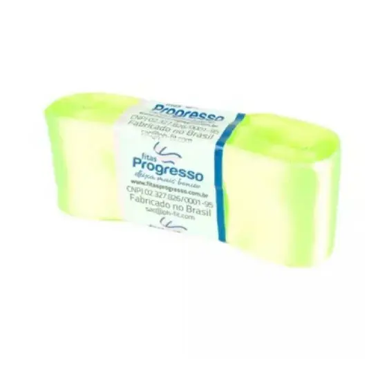 Fita de Cetim Progresso 38mm nº9 10m 280 Verde Cítrico - 1un