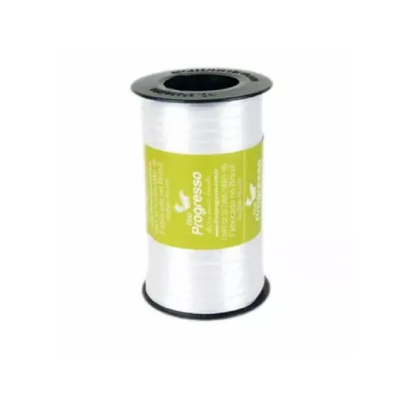 Fita de Cetim Carretel 4mm nº0 100m 201 Branco - 1un