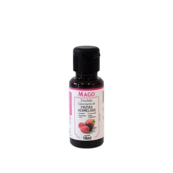 Emulsão Saborizante de Morango 18ml - 1 Unidade - Mago - Rizzo