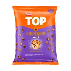 Chocolate em Gotas Forneável Chipshow Chocolate com Avelã - Top - 1,010kg - 1 unidade - Harald - Rizzo