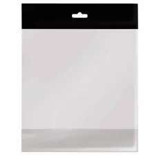 Saco Adesivado com furo Preto - 22x30 cm - 100 unidades - Cromus - Rizzo Distribuidora