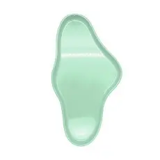 Bandeja Orgânica  - 25x13,5 cm -   Verde Claro - 1 unidade - Só Boleiras - Rizzo