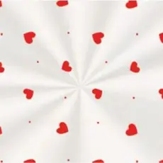 Saco Transparente Decorado Love Vermelho - 10x14 - 100 unidades - Cromus - Rizzo Embalagens