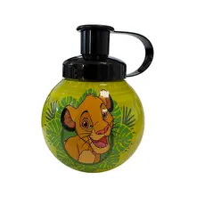 Garrafa Squeeze Bola Rei Leão - Verde e Preto - 250ml  - 1 unidade - Rizzo