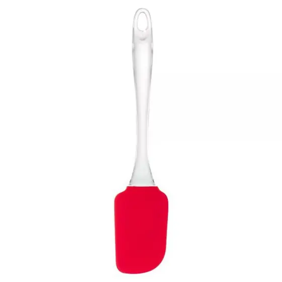 Espátula de Silicone Vermelha Com Cabo de Acrílico 24cm - 1 Unidade - Clink - Rizzo
