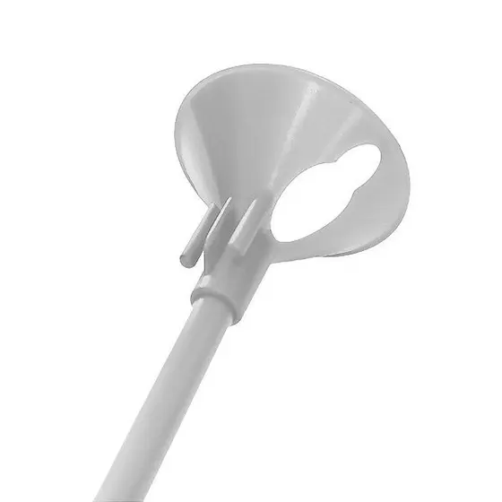 Suporte para Balão 33cm - Cristal Haste Vareta Pega Balão Festa - 10 Unidades