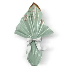 Saco Express 49x49cm Para Ovos de 750g a 1kg - Classique Bunny Verde - 5 unidades - Cromus - Rizzo