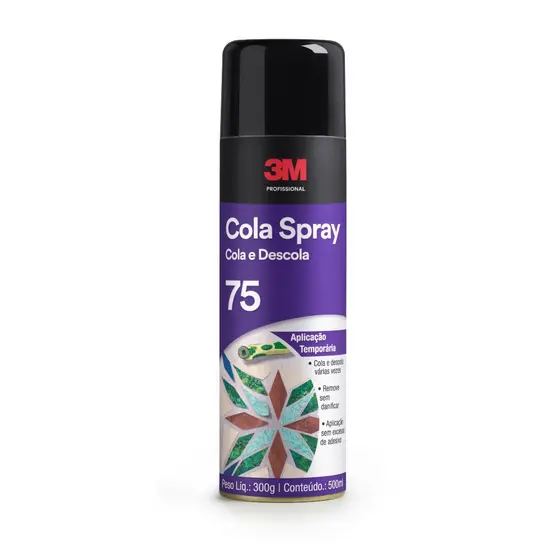Cola Spray Cola E Descola 75 - 3M