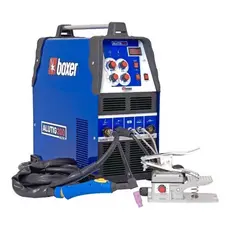 Máquina De Solda Bivolt Para Soldar Alumínio Com Pedal E Tocha Alutig 200 - Boxer