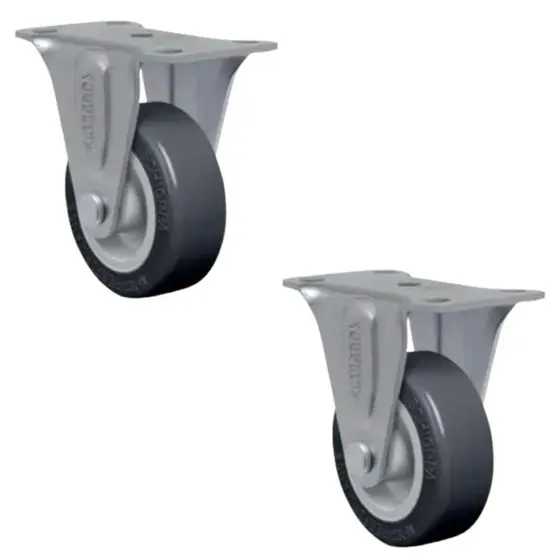 Rodizio Fixo Placa 2 Pol. 80 Kg Flap210 Bp (2 Und)