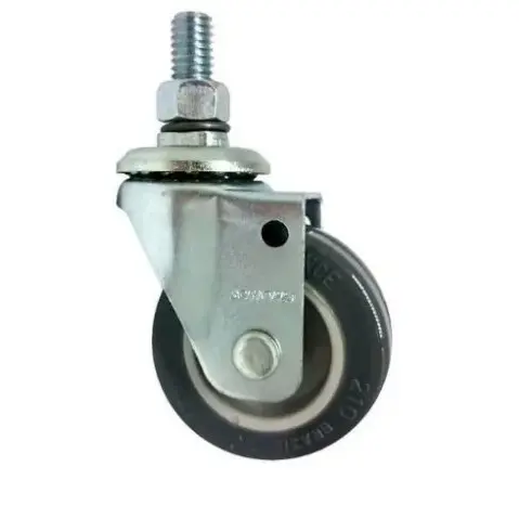 Rodízio PVC Parafuso Giratório Schioppa 2 GLAE 210 BP 40 Kg