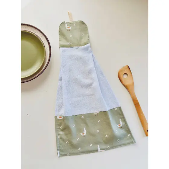Bate Mão Para Cozinha 100% Algodão Pé de Galinha e Tricoline Ceci Petit Home