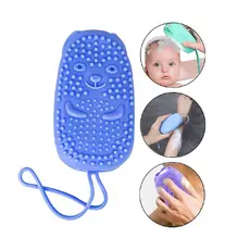 Esponja Bucha Banho Silicone 2 em 1 Massageadora Esfoliante Ducha Corpo