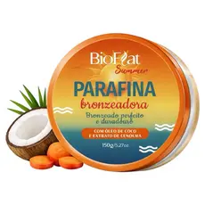 Parafina Bronzeadora BioFlat Summer Cenoura Óleo de Coco e Bronze