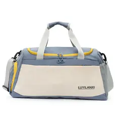 Bolsa Mala de Viagem Multifuncional de Grande Capacidade em Nylon Impermeável para Academia e Negócios Yobel.Loja