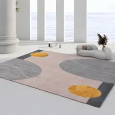 Tapete Geométrico Luxuoso 2,00m x 1,40m para Sala Quarto Escritório Antiderrapante Moderno  yoyobel.loja
