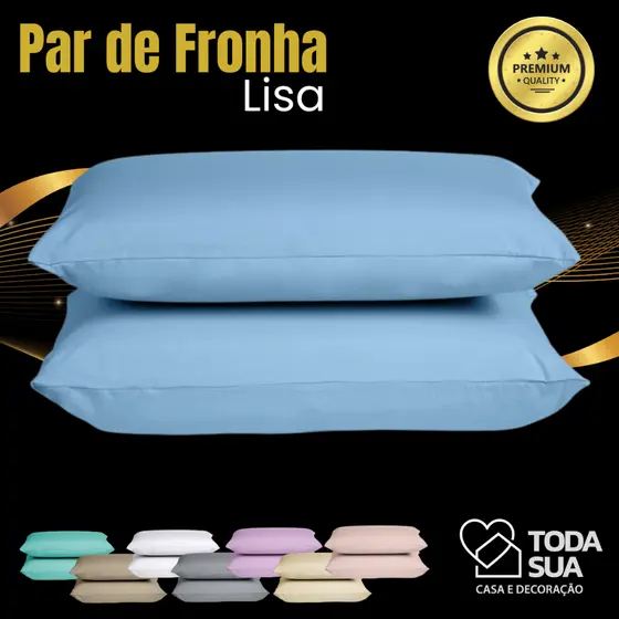 Par de Fronha 400 Fios 100% Algodão