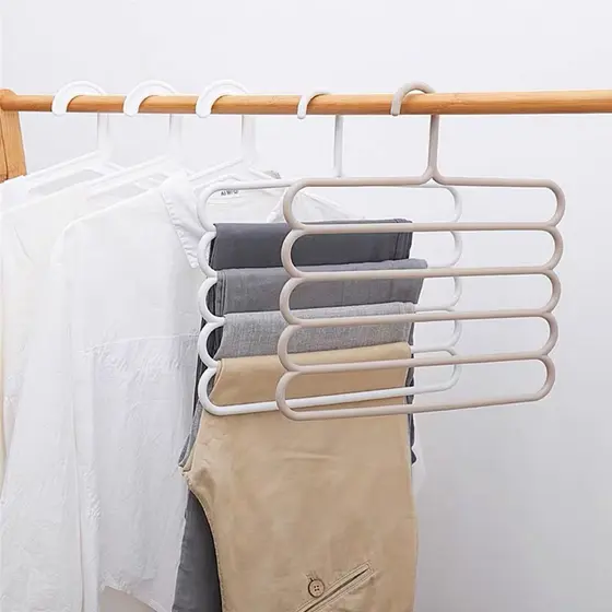 Cabide Multicamada  Plastico Para Calça
