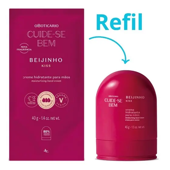 Refil Creme Hidratante para Mãos Cuide-se Bem 40g - O Boticário