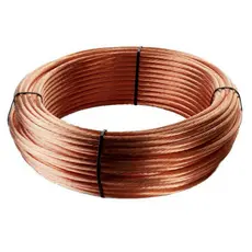 cabo cobreado NÚ 25mm² 7 fios para aterramentos e para-raios