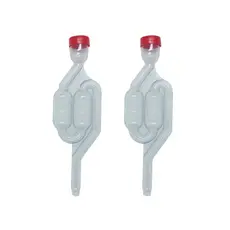 Kit 02 Válvulas Airlock Tipo S Fermentação Cerveja Kombucha Hidromel