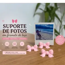 Mini suporte de laço pra fotos, polaroid, super resistente