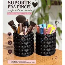 Porta pinceis organizador , organizador de maquiagem , canetas e marca texto