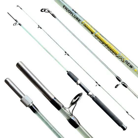 Vara de Pesca Fibra de Vidro Maciça 40/65/100 LBS 2 Partes Pesca Pesada Emenda de Rosca
