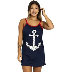 Camisola Estampada Feminina Vestido de Verão Conforto e Alças Finas