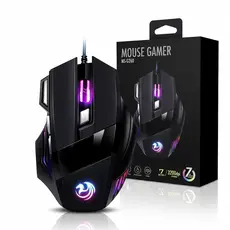 Mouse Gamer Laser X7 3200dpi Led Rgb Usb 7 Botões Profissional Original