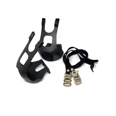 Par Pedaleira Firma Pé D/ Pedal Bike, Bicicleta, Ergometrica C/ Correias Plástico