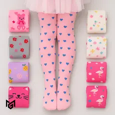 Meia Calça Grossa Infantil Meninas Estampas Sortidas Inverno 2026