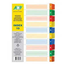 Divisória plástica Color com 10 projeções 755 ACP