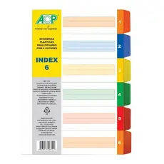 Divisória plastica Color com 6 projeções 754 ACP