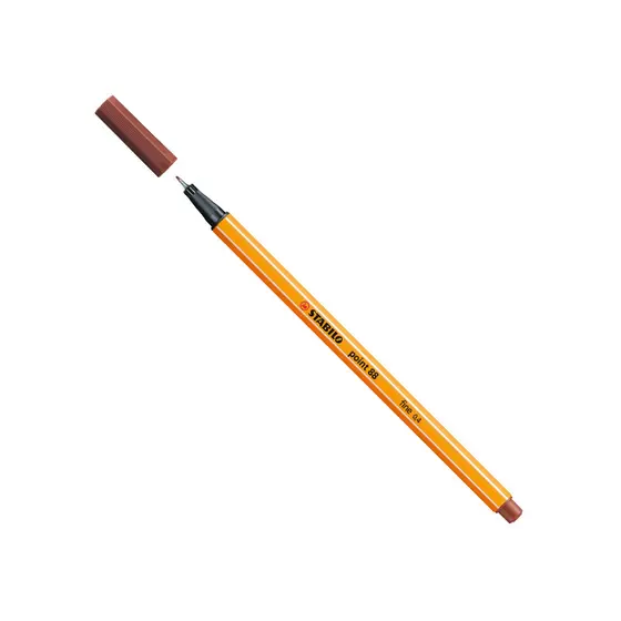 Caneta hidrográfica Fine Point 88/75 Marrom Terra Stabilo
