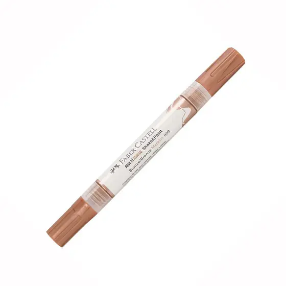Pincel marcador permanente Multimark Bronze MM/SPBZM809 Faber-Castell