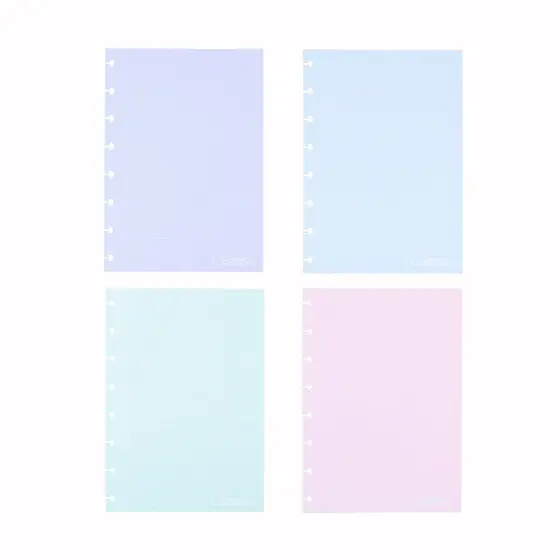 Bloco refil médio CandyColors pautado linha branca 90g com 40 folhas CIRM3035 Caderno Inteligente