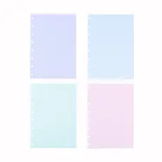 Bloco refil médio CandyColors pautado linha branca 90g com 40 folhas CIRM3035 Caderno Inteligente
