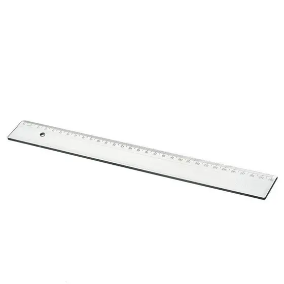 Régua poliestireno 30 cm Cristal 981 Acrimet