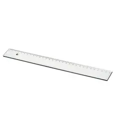 Régua poliestireno 30 cm Cristal 981 Acrimet