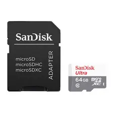 Cartão de memória micro SD 64gb c/ adaptador Classe10 Sandisk