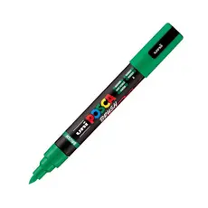 Caneta Posca PC-5MBR Brush Verde Uni-Ball