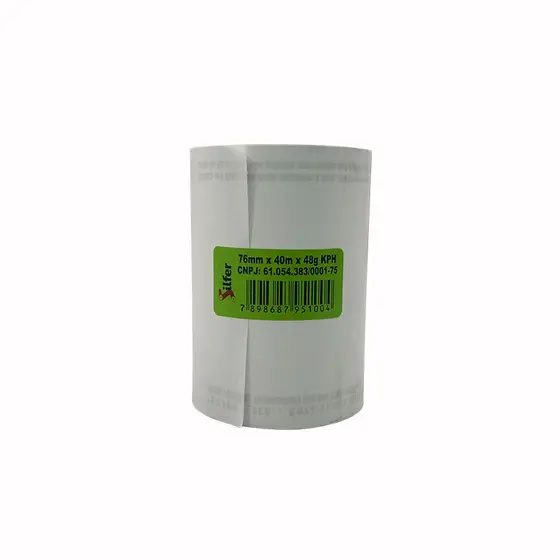 Bobina térmica 76x40 unidade Silfer