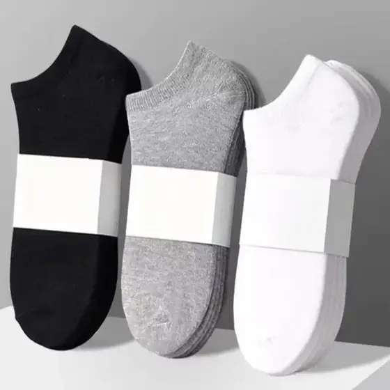 Kit 12 Pares de Meias Soquetes Cano Curto Unissex Masculina Feminina 40-46 Sport Preta Branca Cinza Confortável