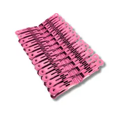 Prendedores de Roupas ROSA Plástico Grampos de Roupas Varal Resistente