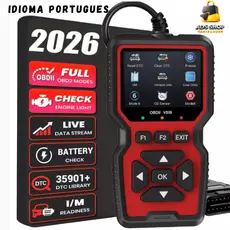 Scanner Automotivo Profissional V519 e verificador de Bateria - Idioma Portugues