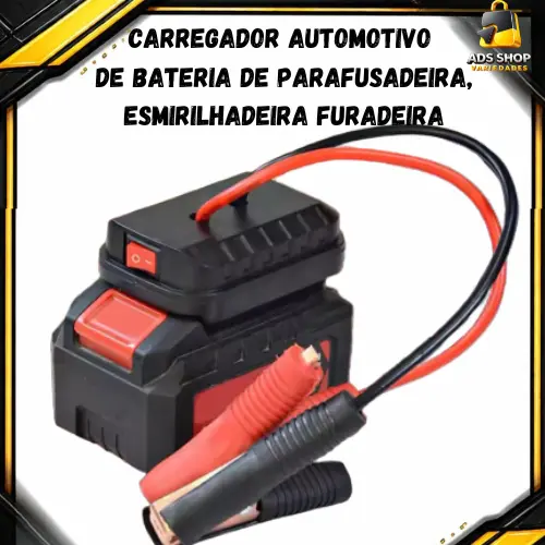 Carregador Automotivo Para Bateria de Lítio Parafusadeira Esmerilhadeira makita Marteletes